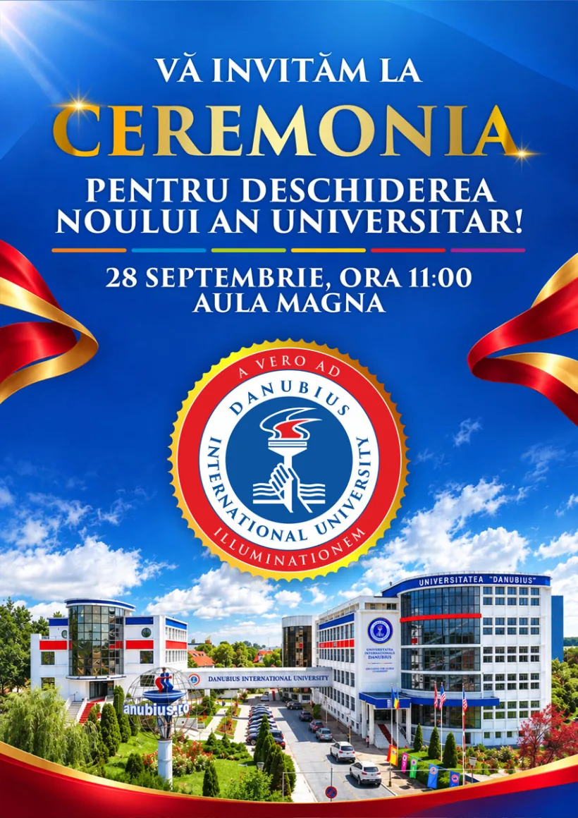 Deschiderea noului an universitar la Universitatea Internațională Danubius