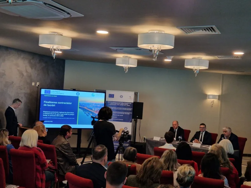 Cel mai amplu proiect în infrastructura de apă și canalizare din județul Galați ajunge la final