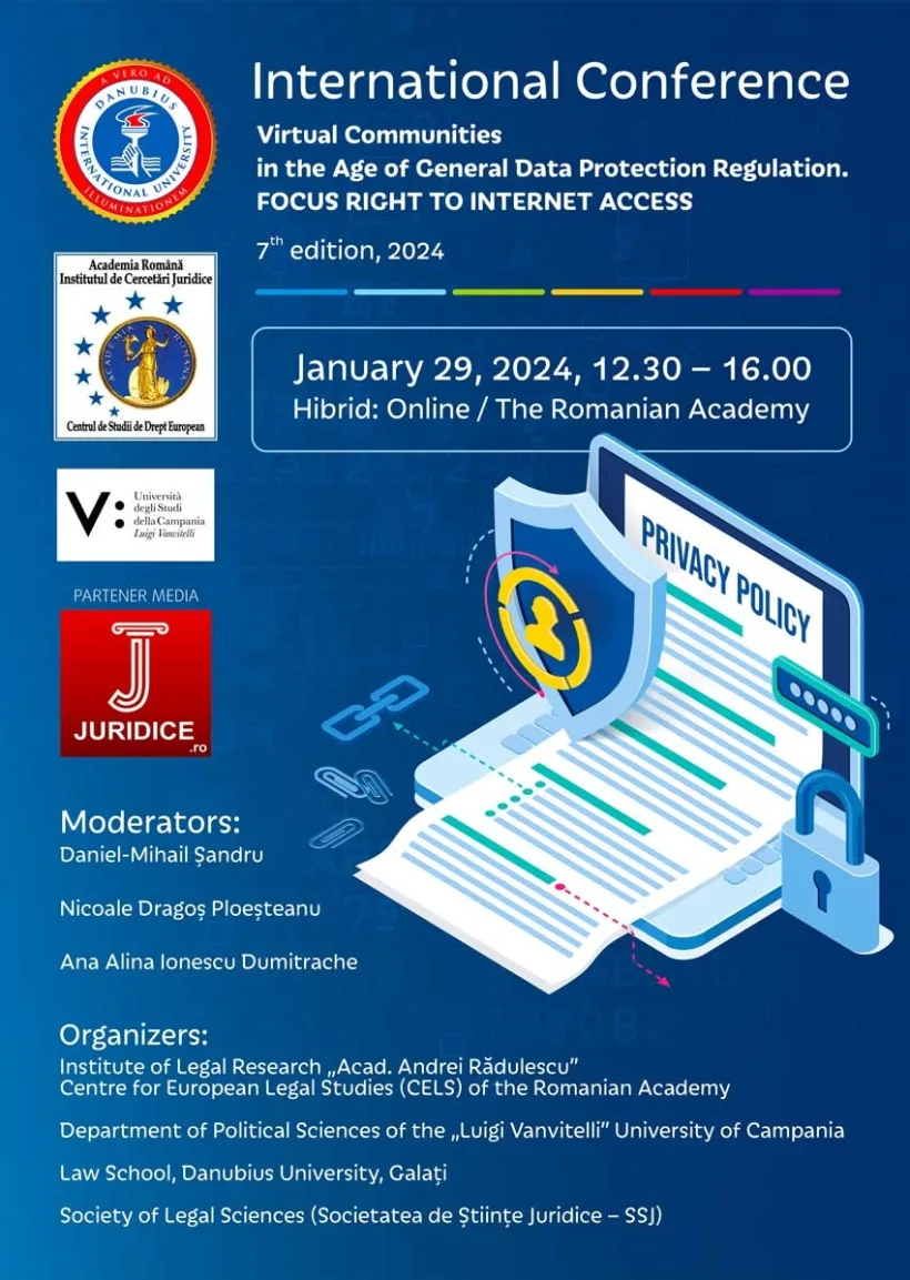 "Dreptul de acces la Internet", eveniment internațional ce marchează la Galați ziua GDPR