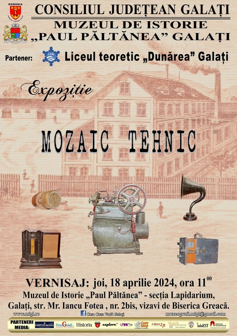 Expoziția temporară „Mozaic tehnic”, la Muzeul de Istorie