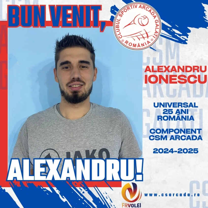 Al 3-lea internaţional român transferat la CSM Arcada