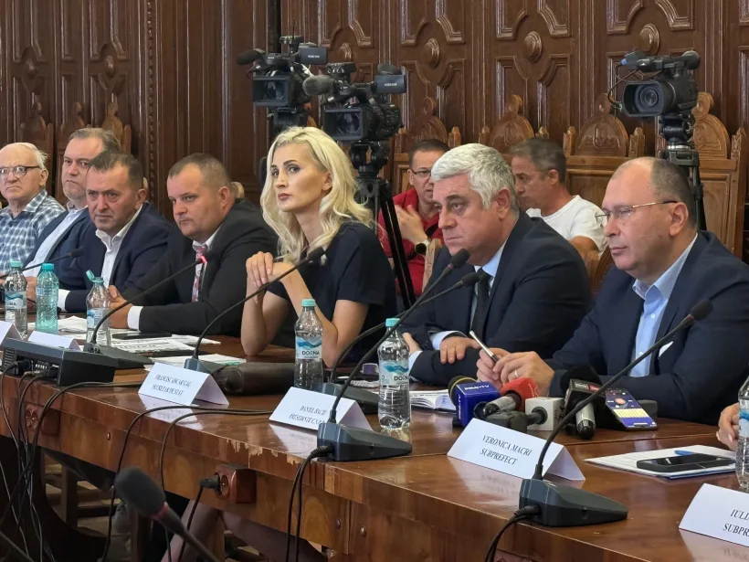 Doi secretari de stat din Ministerul Muncii și președintele Casei Naționale de Pensii, la Prefectura Galați