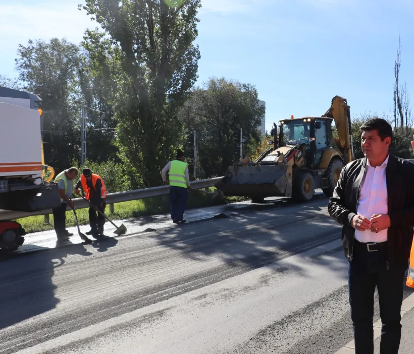 Centura Brateșului va fi decopertată. Costel Fotea: Nu s-a plătit niciun leu și totul se reface pe cheltuiala firmei!