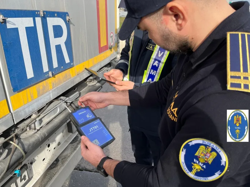 Autoritatea Vamală Română a demarat aplicarea sigiliilor inteligente