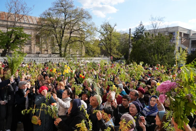 Pelerinaj impresionat de Florii, în Arhiepiscopia Dunării de Jos