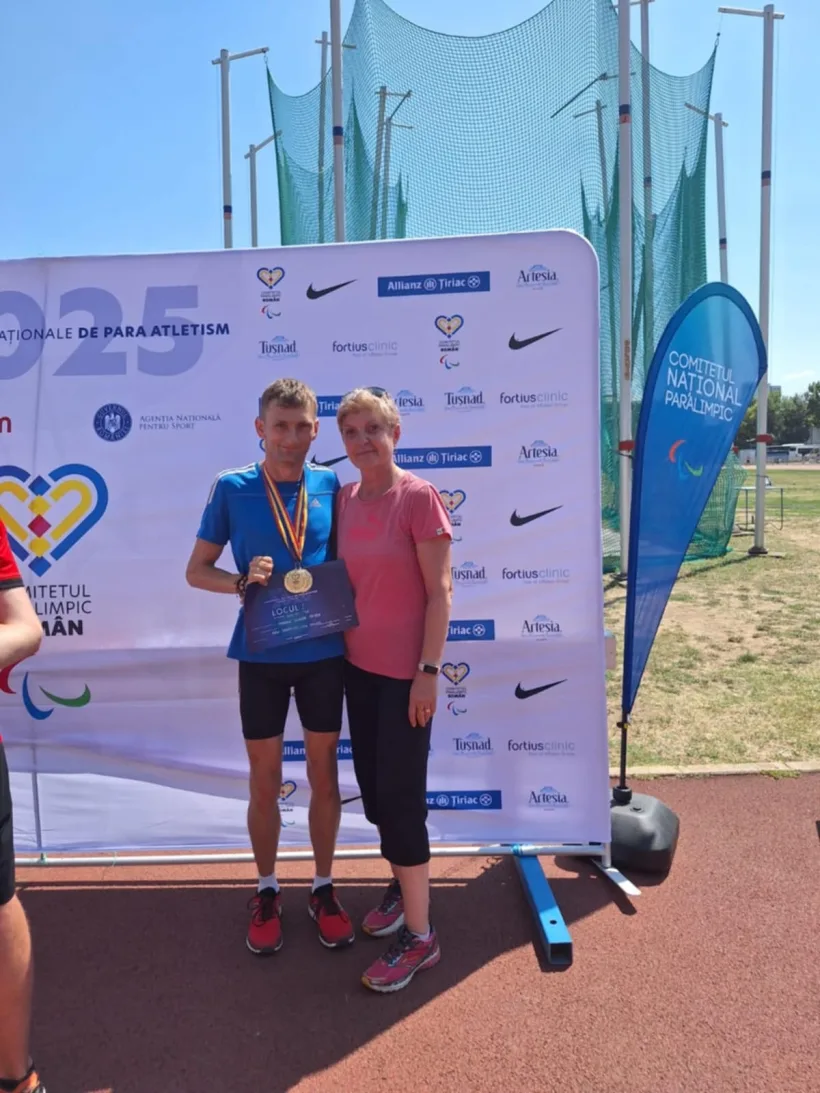Două titluri de campion naţional pentru paralimpicul Marian Petria