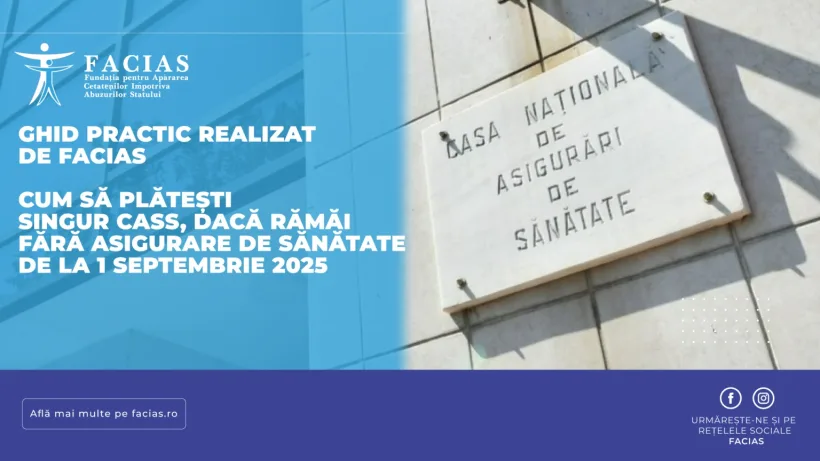 Ghid gratuit lansat de FACIAS „Cum să plătești singur CASS dacă rămâi fără asigurare”