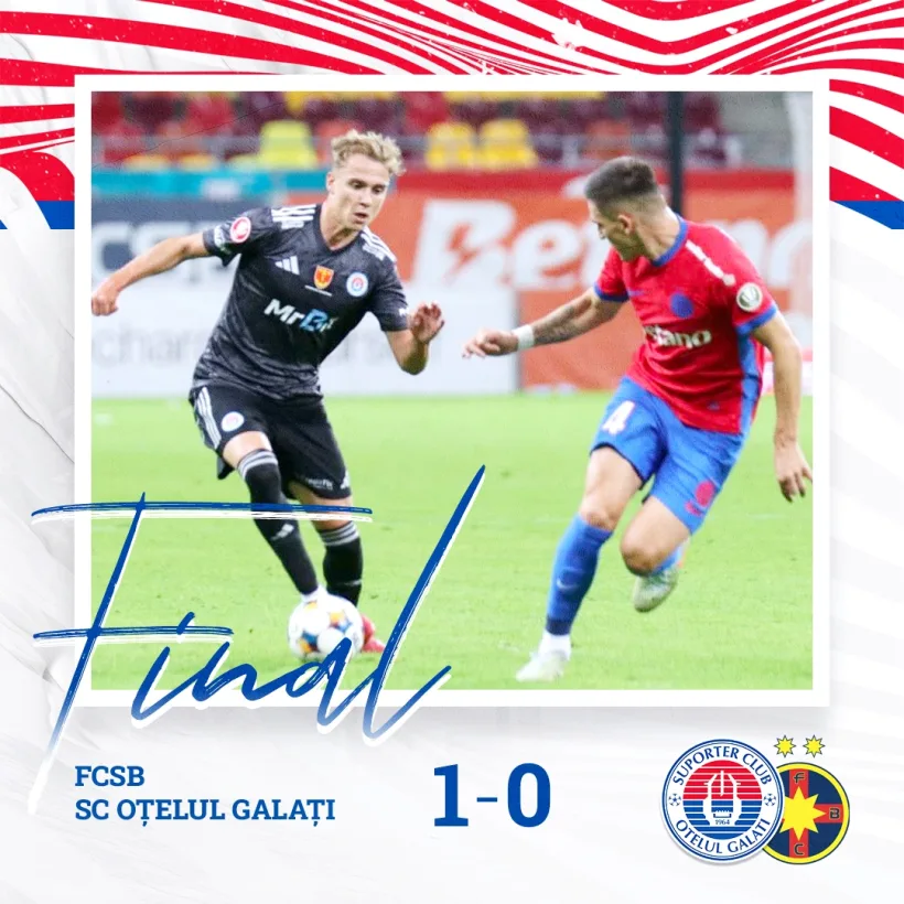 Înfrângere în fieful lui FCSB