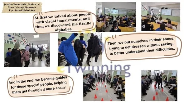 „În papucii lor” – proiect eTwinning în Galați