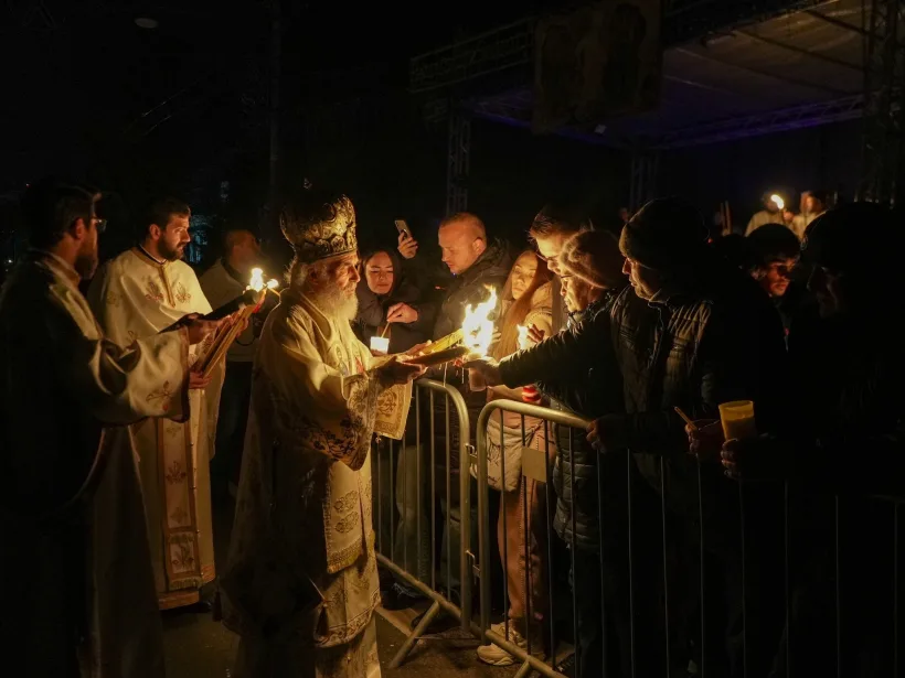 Bucuria Învierii la Galați: orașul, luminat de credință și rugăciune