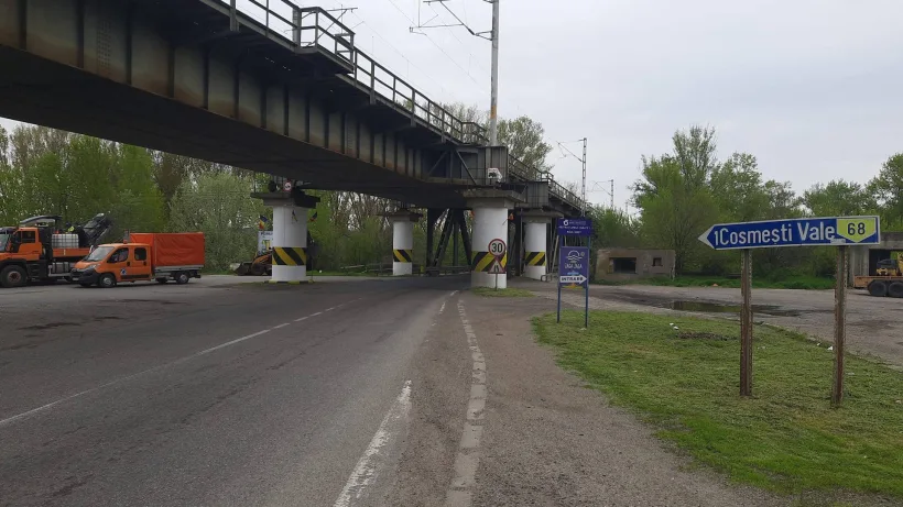 Restricții de trafic pe DN 24, la Podul de la Cosmești: lucrări de reparații până la ora 17:00