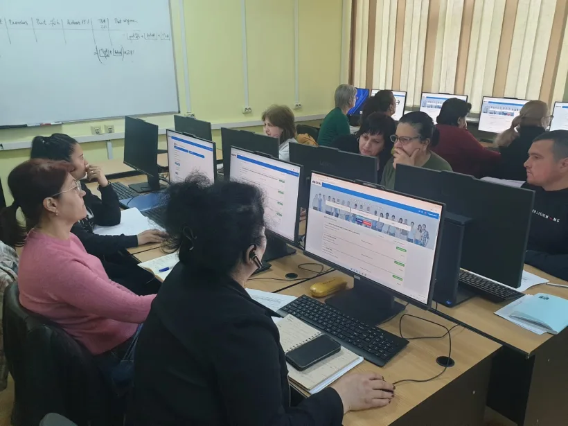 Curs interactiv pentru operatori calculator, la AJOFM Galați