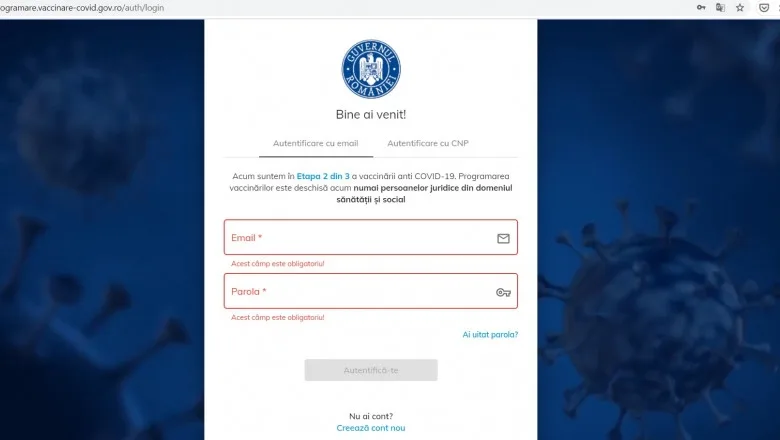Se modifică Platforma de Vaccinare: noi criterii de eligibilitate