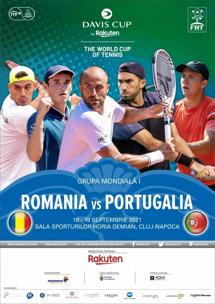 România întâlneşte Portugalia în Cupa Davis