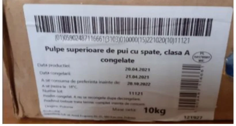 Rețeaua Metro retrage de la comercializare pulpe de pui contaminate cu Salmonella