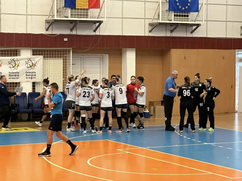 Primul punct din Liga Florilor pentru handbalistele de la CSM Galați
