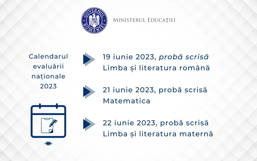 Evaluarea Națională 2023 se încheie cu proba la Limba maternă