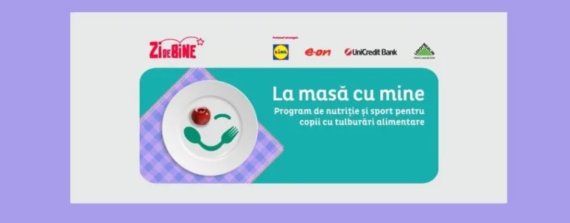 „La masă cu mine”, un program de nutriție și sport pentru copiii cu tulburări alimentare