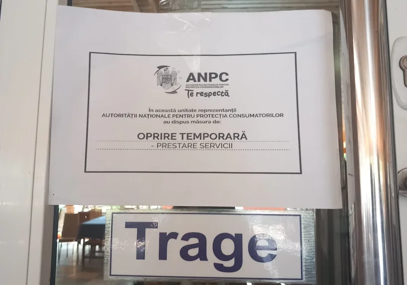 Protecția Consumatorilor a închis temporar un restaurant din Galați