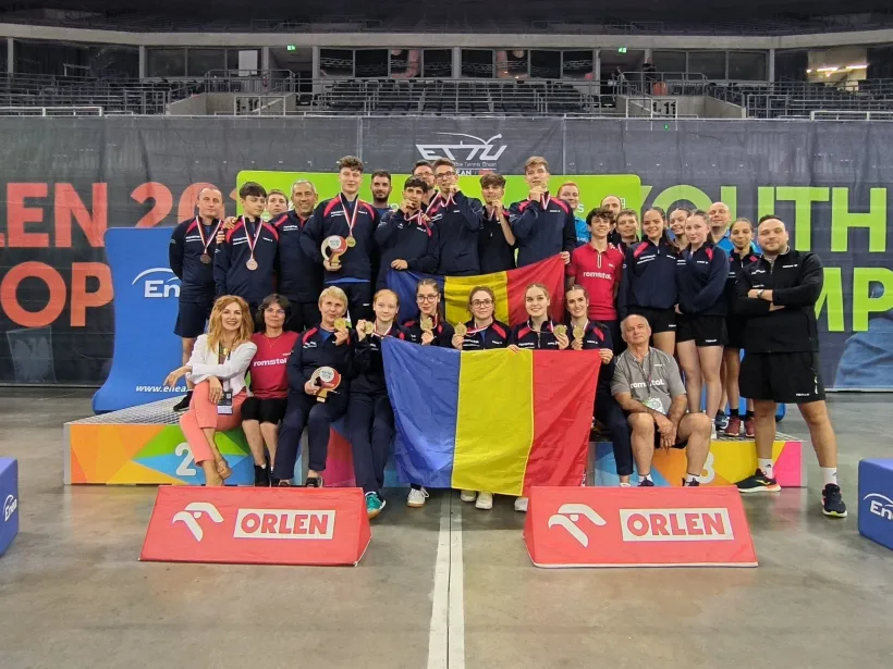România, „regina” Europenelor de juniori la tenis de masă