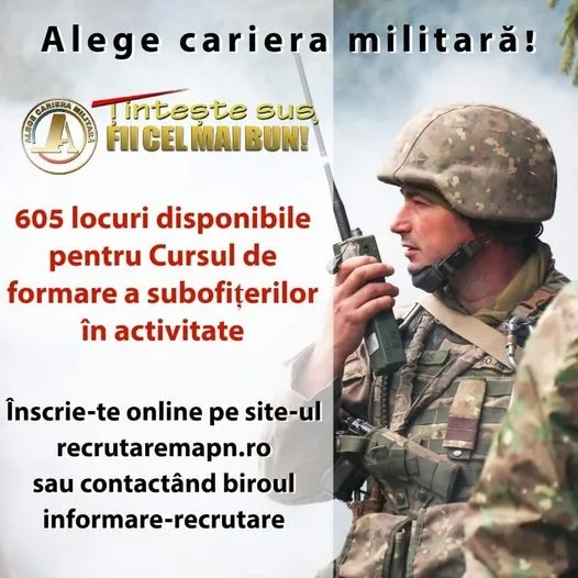 Armata Română își profesionalizează subofițerii