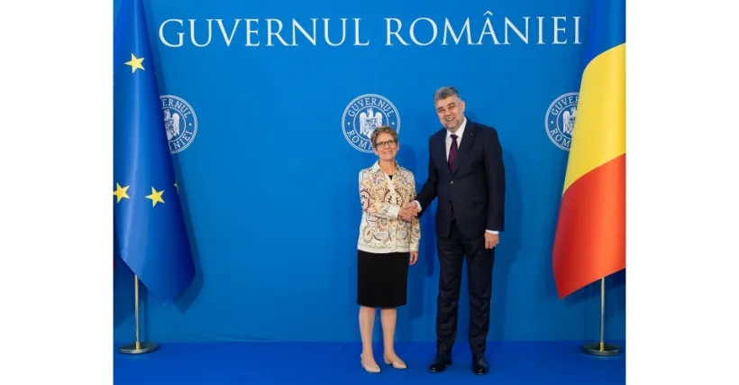 Premierul Marcel Ciolacu, întrevedere cu delegația parlamentară a Canadei, condusă de Raymonde Gagné, președinta Senatului