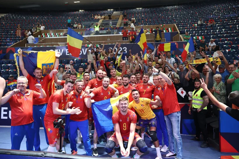 România s-a calificat după 38 de ani în sferturile de finală la EuroVolley