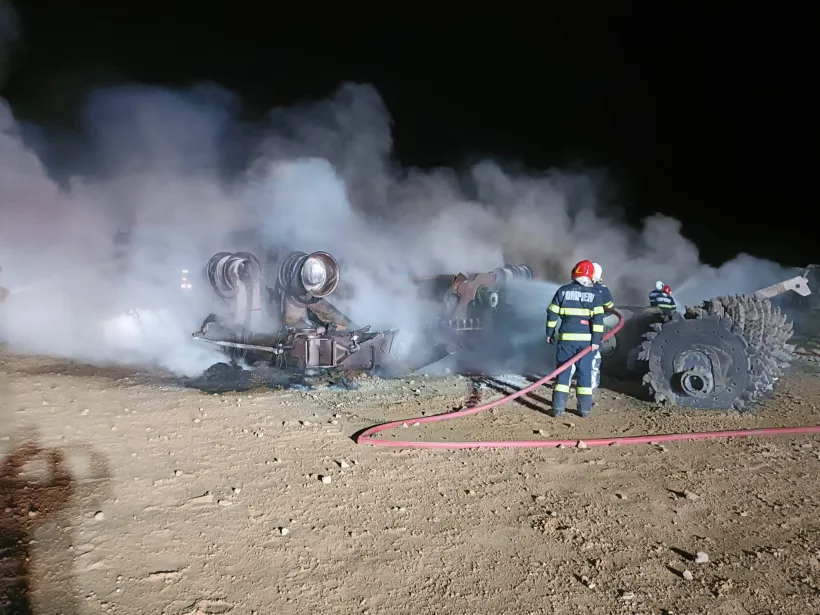 Explozie la o magistrală de gaze pe şantierul Autostrăzii Moldova: patru muncitori au murit carbonizați