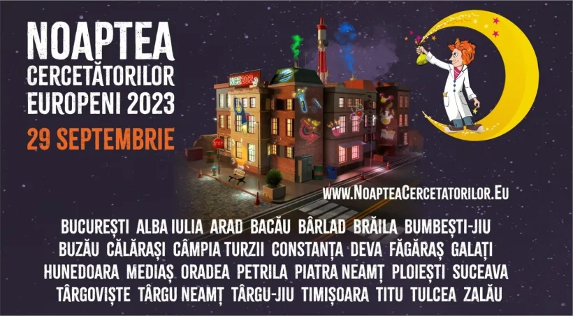 ReCoNnect - Research for Health, o nouă serie de manifestări pentru public marca ”Noaptea Cercetătorilor Europeni”
