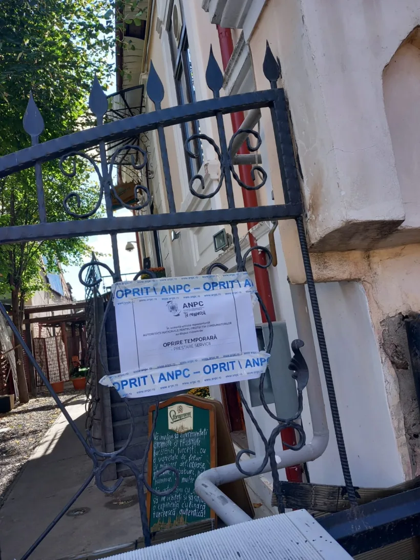 Comisarii Protecției Consumatorilor au închis temporar un restaurant cu specific turcesc din Galați