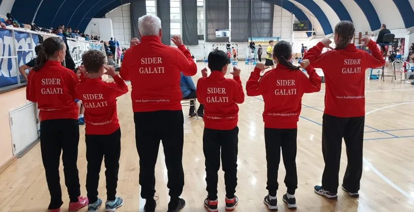 Gălățenii de la Siderurgistul au urcat de patru ori pe podium la Naționalele de badminton